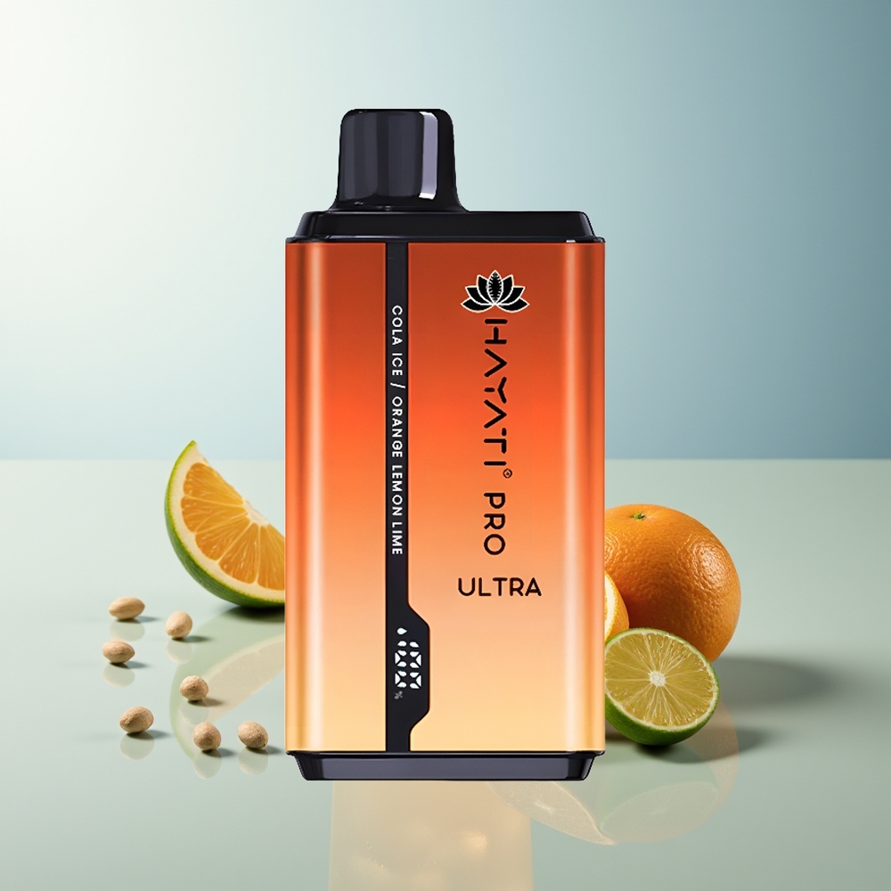Hayati Pro Ultra 15000 Puff 850mAh 24ml %2 Nikotin Kola Buz Portakal Limon & Lime