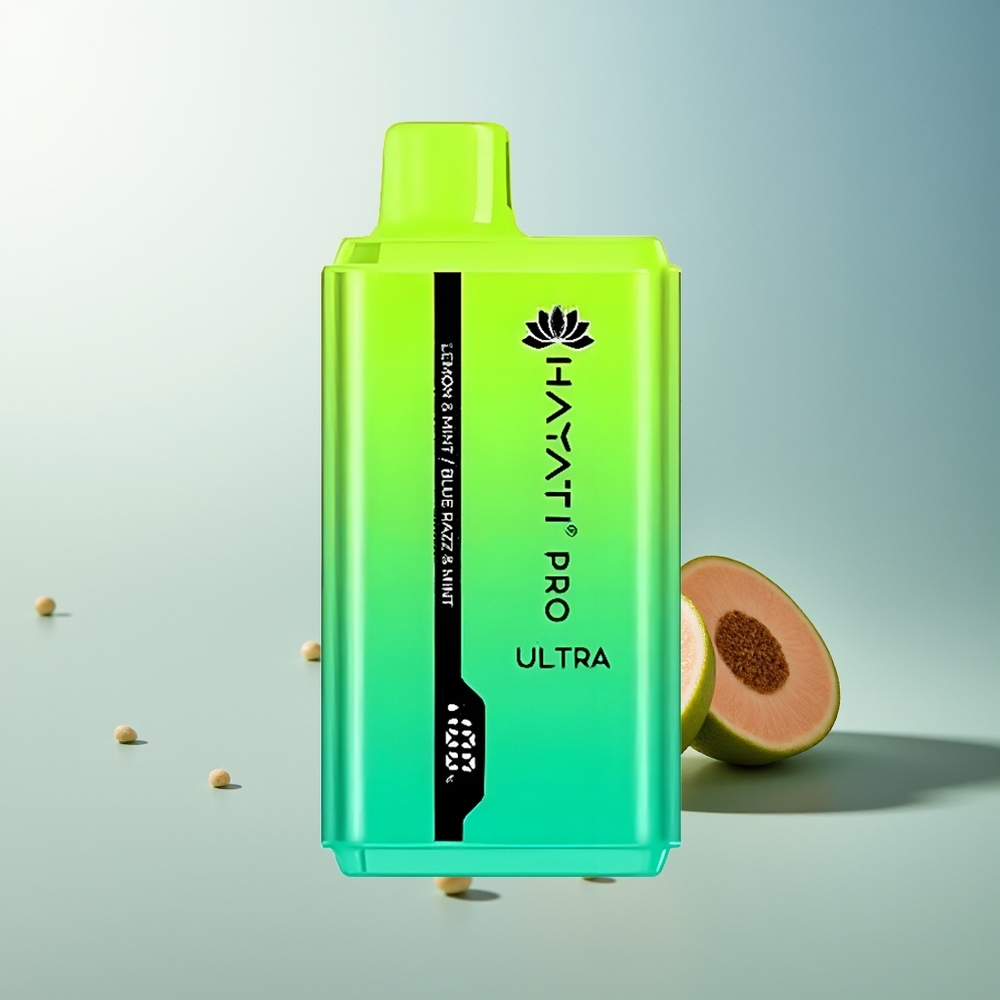 Hayati Pro Ultra 15000 Puff 850mAh 24ml %2 Nikotin Limon & Nane Mavi Ahududu & Nane
