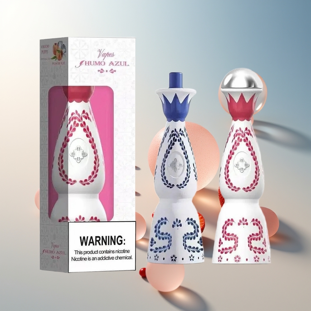 HUMO Azul 15000 Puff 20mL 5% Nikotin USB-C Şarjlı Çilekli Balon Şeker