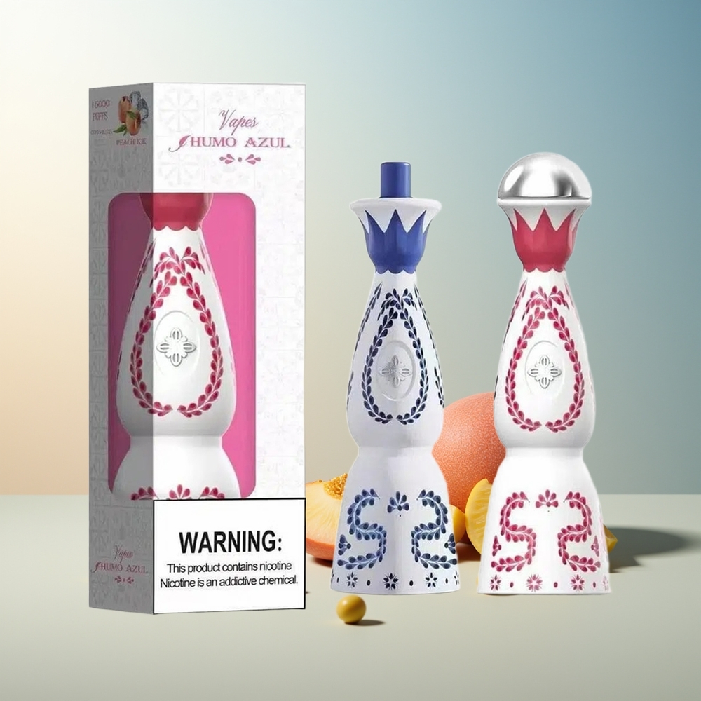 HUMO Azul 15000 Puff 20mL 5% Nikotin Şarj Edilebilir Şeftali Mango Ananas