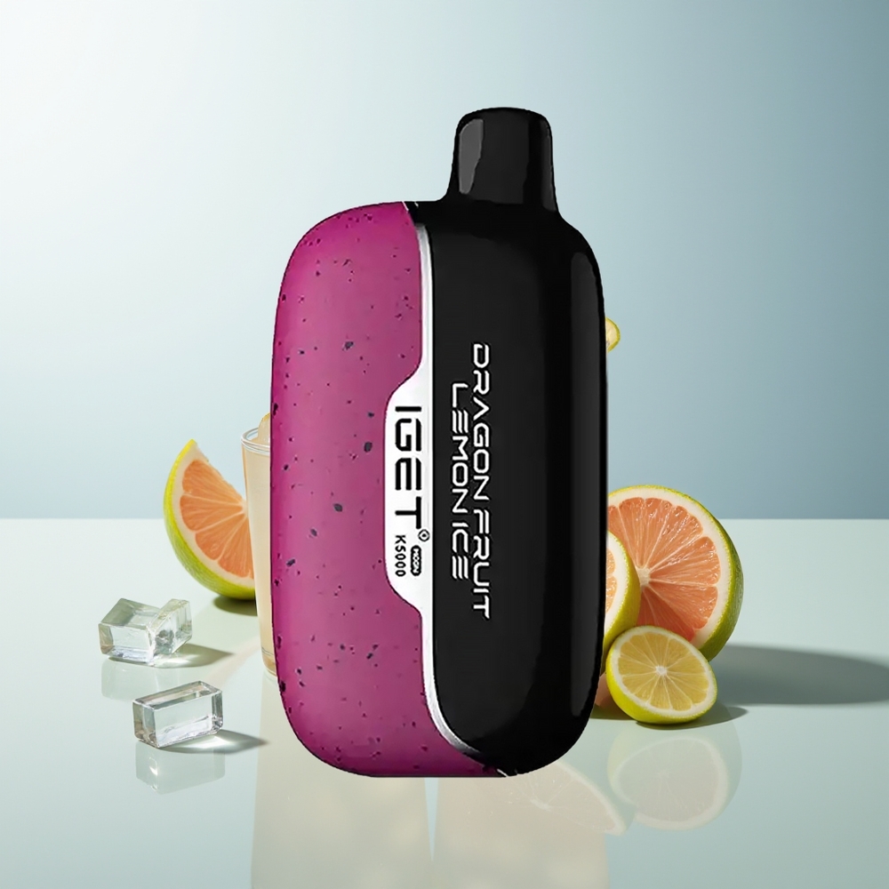 IGET Moon K5000 5000 Puff PC Mesh 1.35 Ohm Ejderha Meyvesi Limon Buz