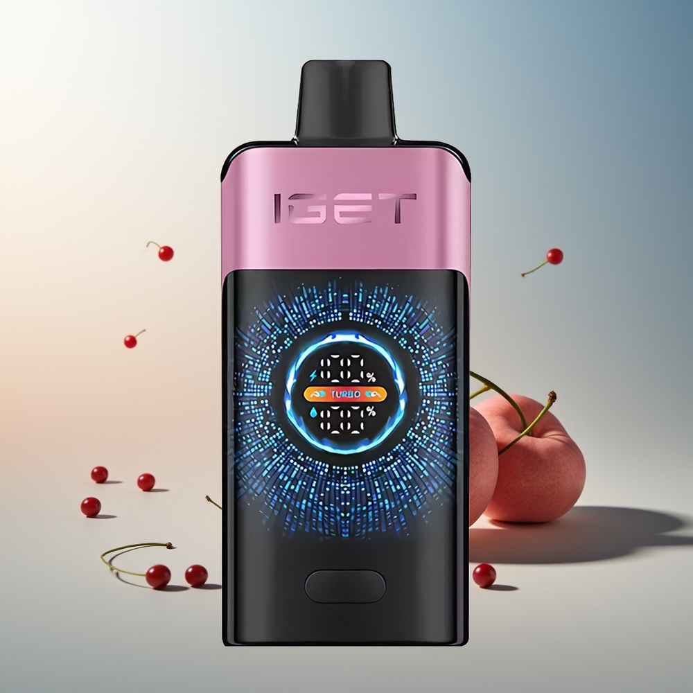 IGET ONE 12000 Puff Büyük Kavisli Renkli Ekran Kiraz Canavarı