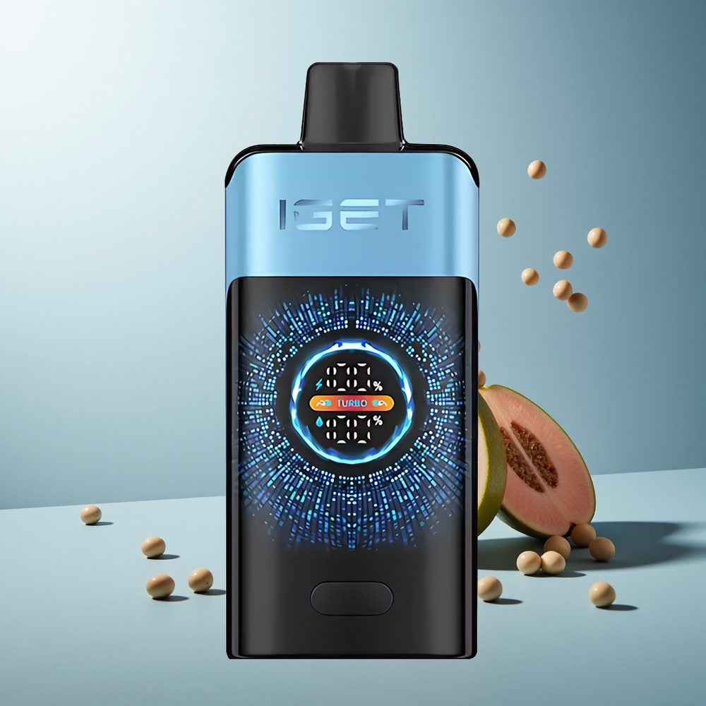 IGET ONE 12000 Puff Büyük Kavisli Renkli Ekran Mavi Canavar
