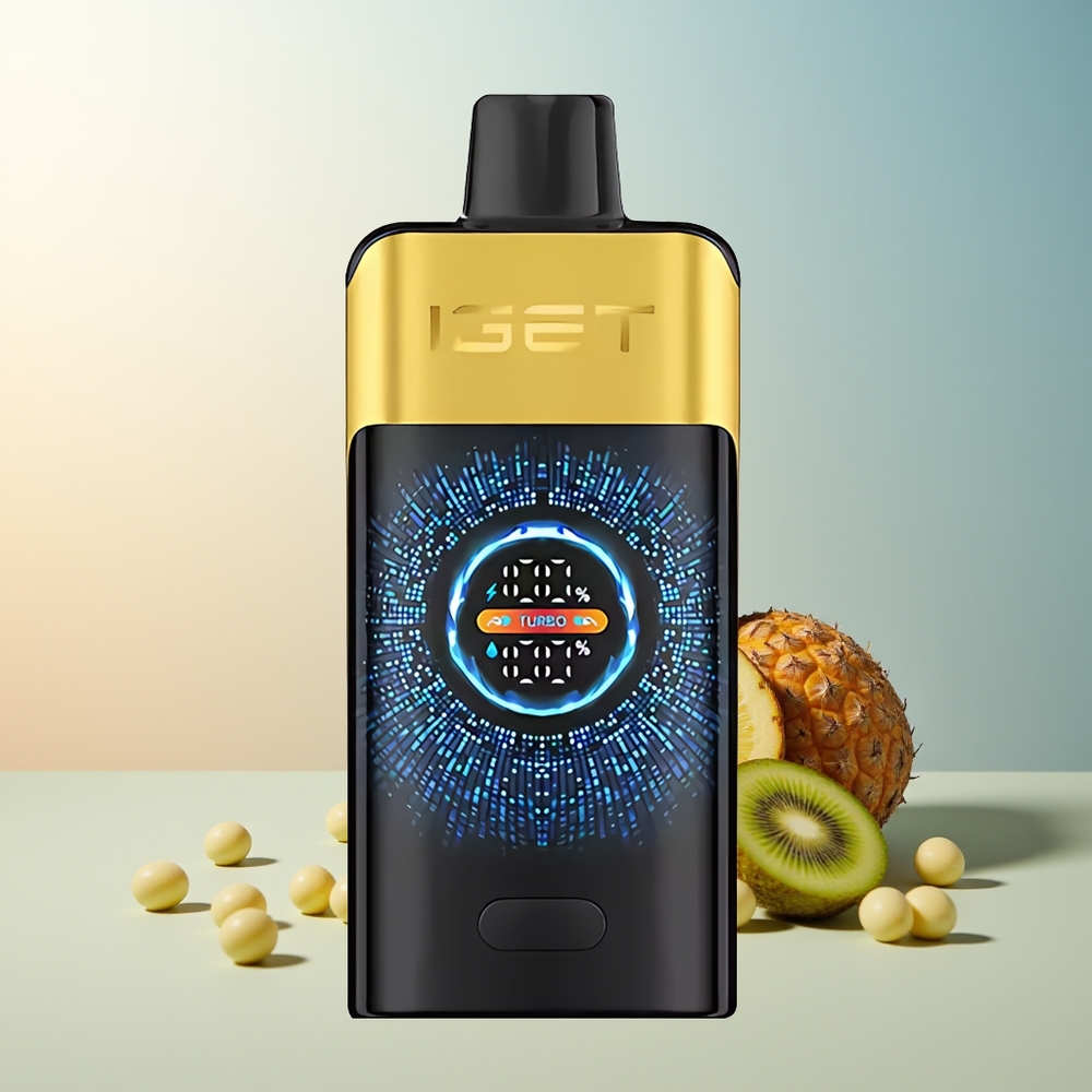 IGET ONE 12000 Puff Turbo Büyük Renkli Ekran Kivi Ananas
