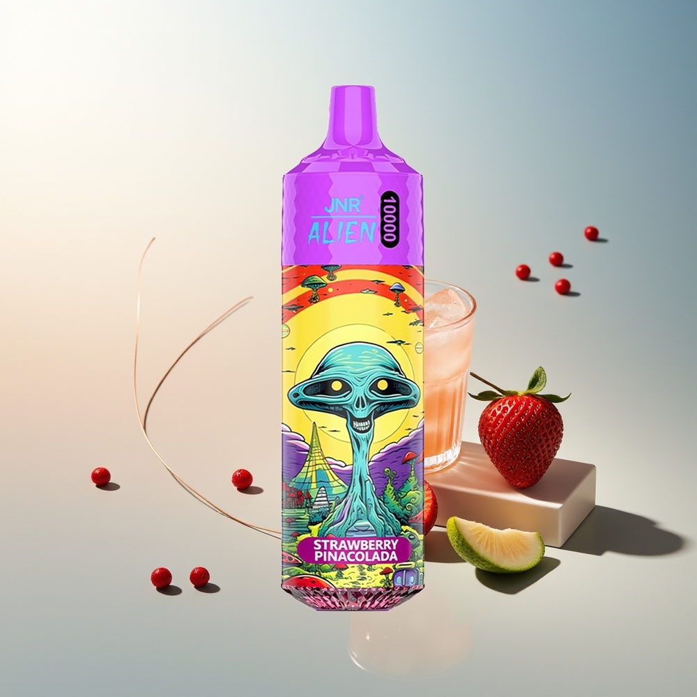 JNR Alien 10000 Puff RGB LED Spor Tasarım Çilekli Pina Colada