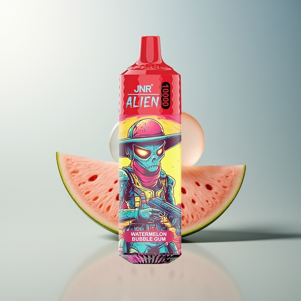 JNR Alien 10000 Puff RGB LED Tip Type-C Hızlı Şarj Karpuzlu Sakız