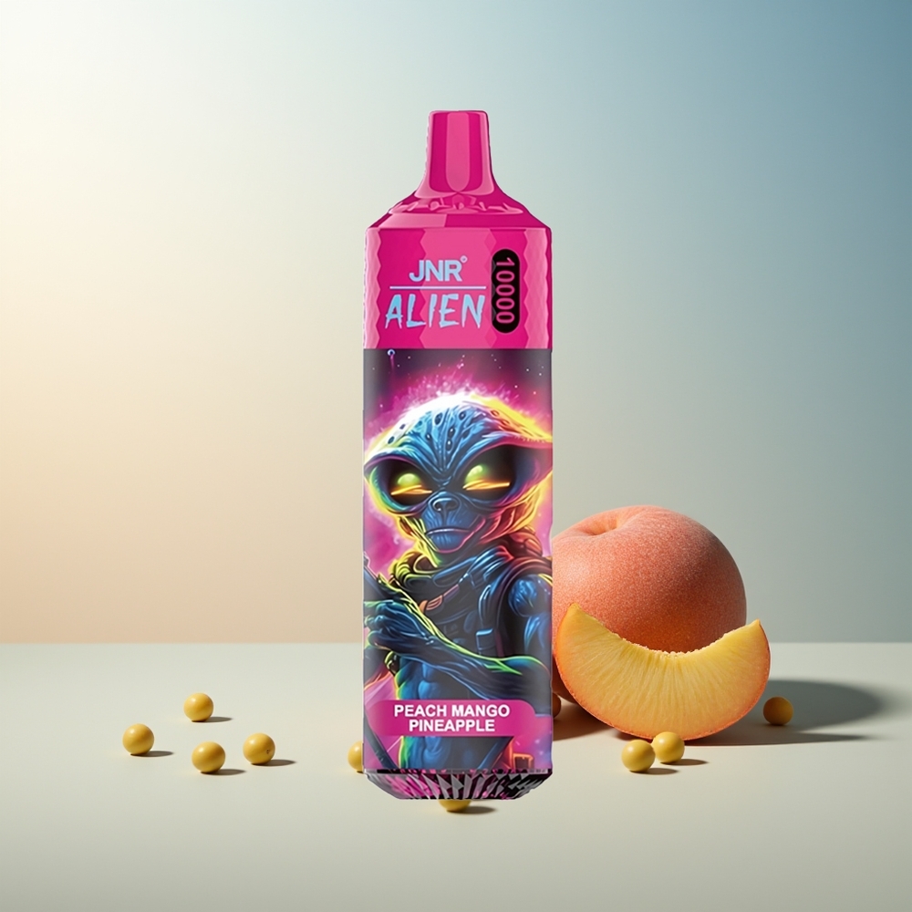 JNR Alien 10000 Puff RGB Tipi Spor Şarj Şeftali Mango Ananas
