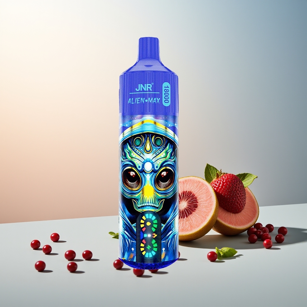 JNR Alien Max 18000 Puff Akıllı LED Ekran Çift Mesh Bobin Çift Çekirdek Karışık Meyveler