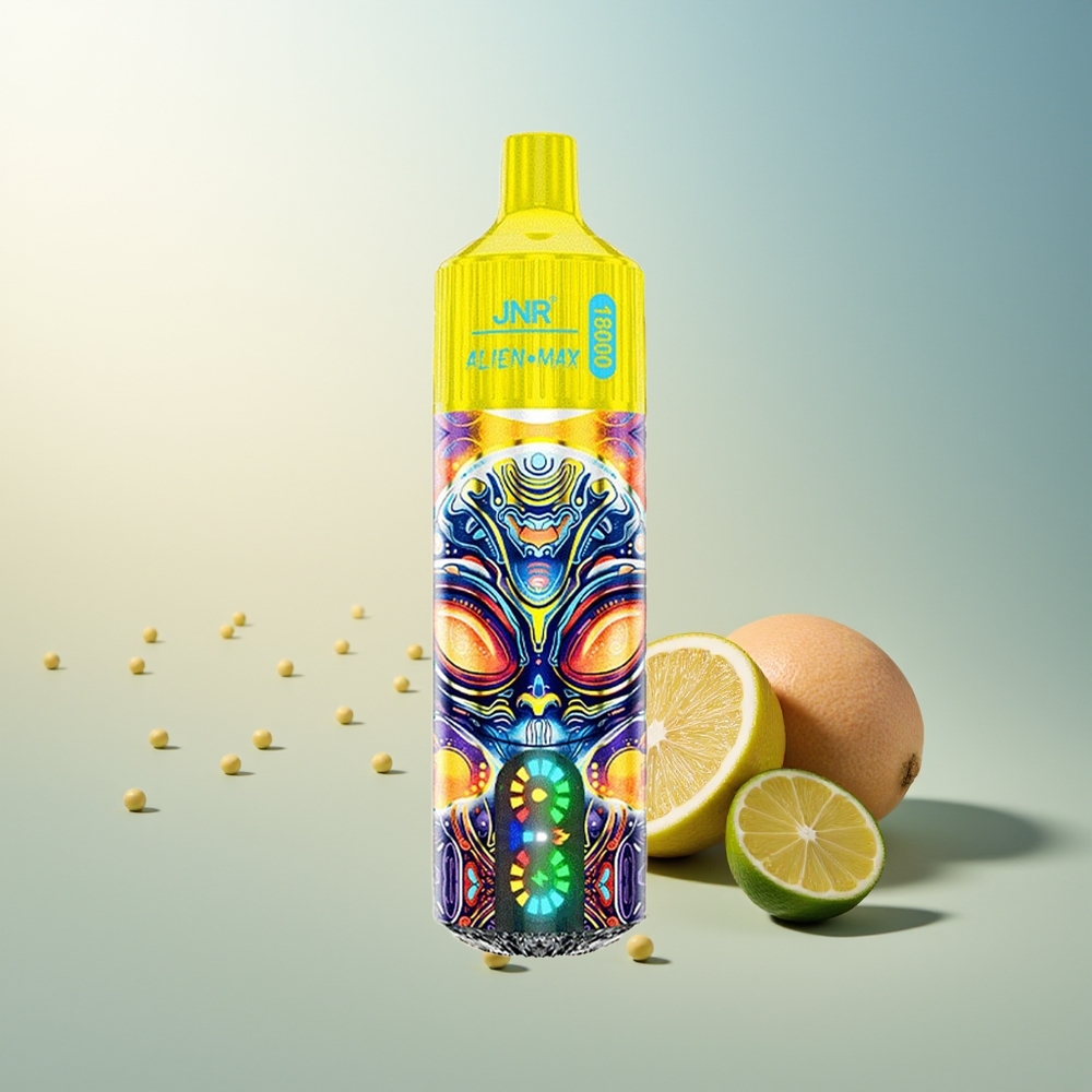 JNR Alien Max 18000 Puff Akıllı LED Ekran Çift Mesh Seramik Çekirdek Limon & Lime