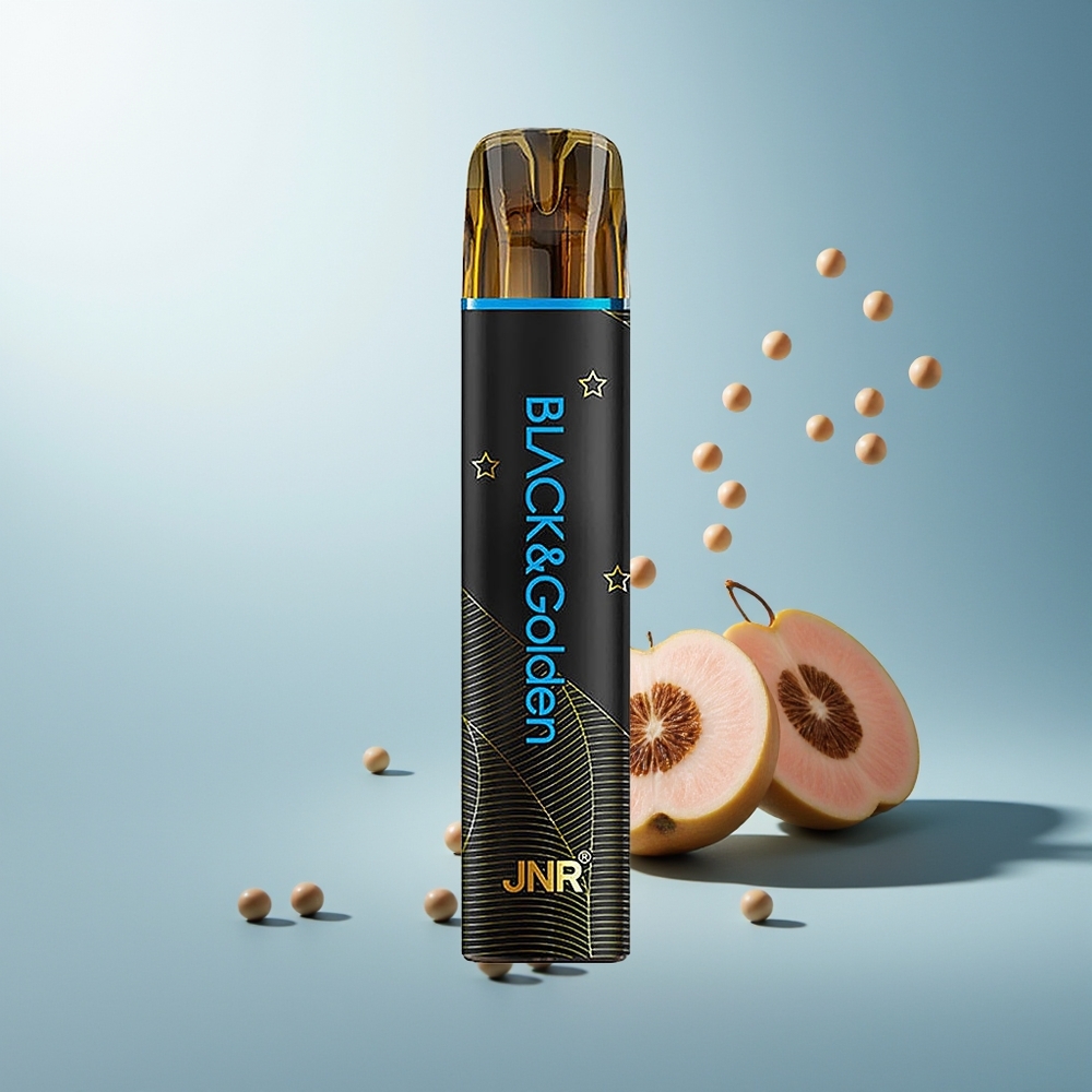 JNR Black&Golden 800 Puff 2ml 550mAh TPD Bay Mavi