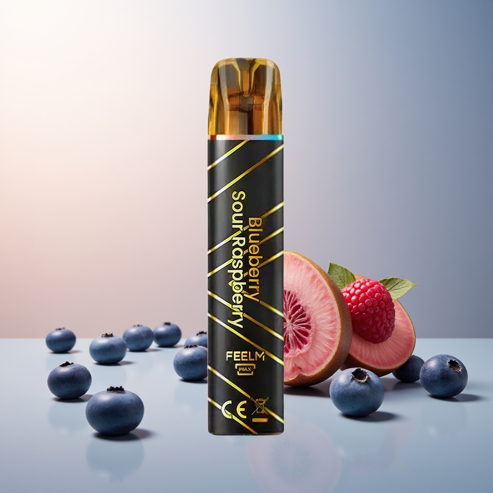 JNR Black&Golden 800 Puff 550mAh 2ml Nikotin%2 Yaban Mersini Ekşi Ahududu