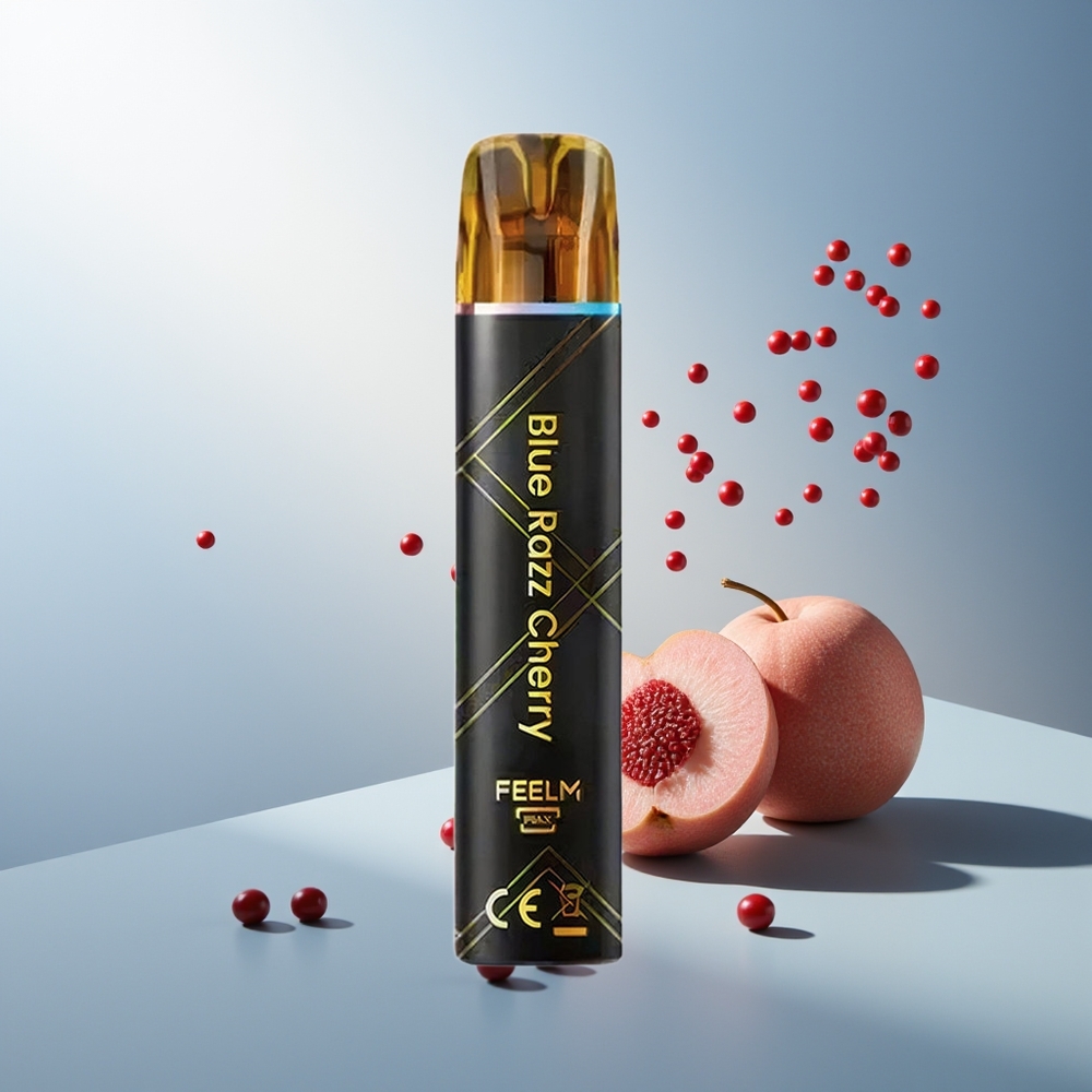 JNR Black&Golden 800 Puff 550mAh 2ml TPD Nikotin %2 Mavi Ahududu Kiraz