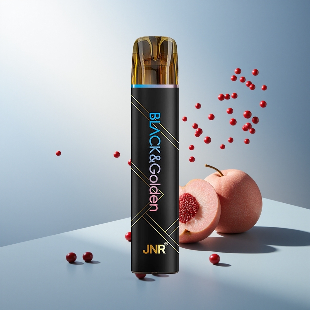 JNR Black&Golden 800 Puff 550mAh 2ml TPD Nikotin %2 Mavi Ahududu Kiraz