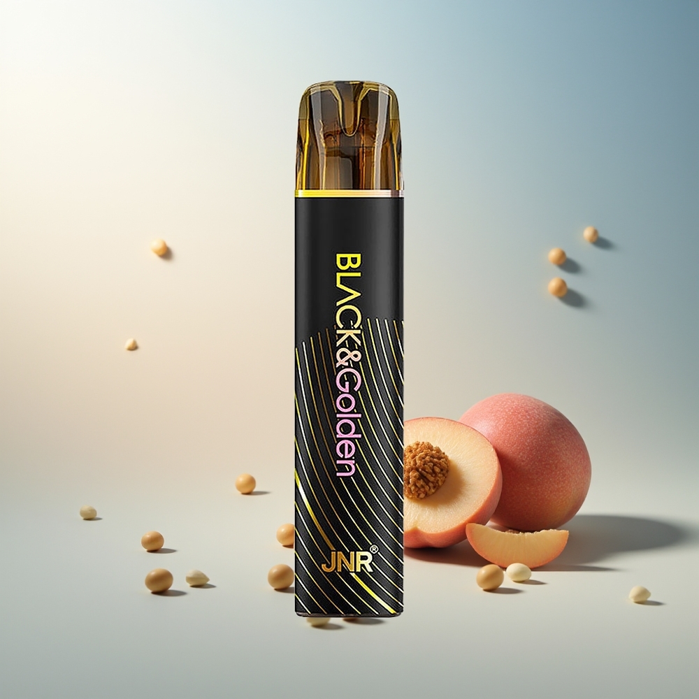 JNR Black&Golden 800 Puff 550mAh 2ml Şeftali Mango