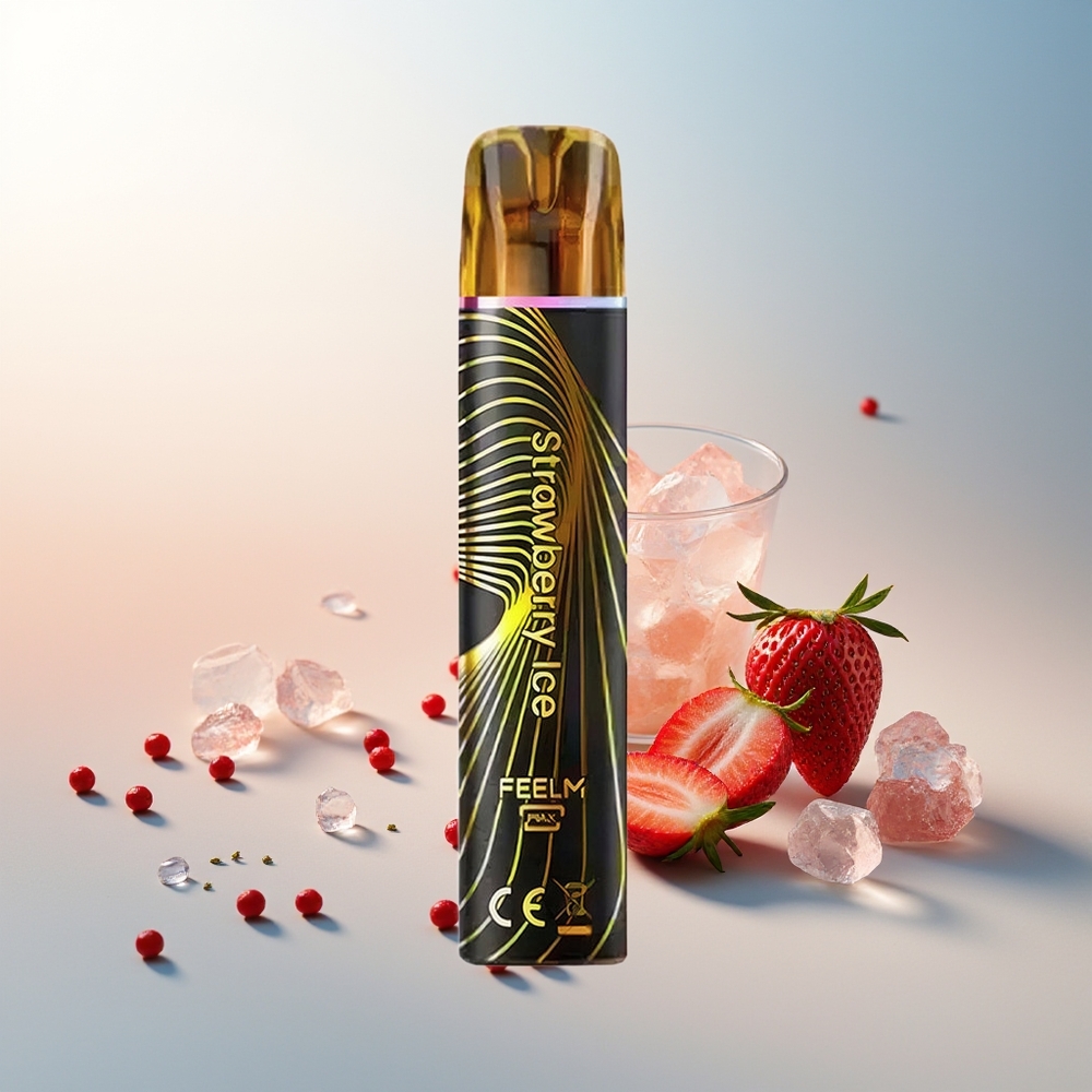JNR Black&Golden 800 Puff 550mAh 2ml Çilek Buz