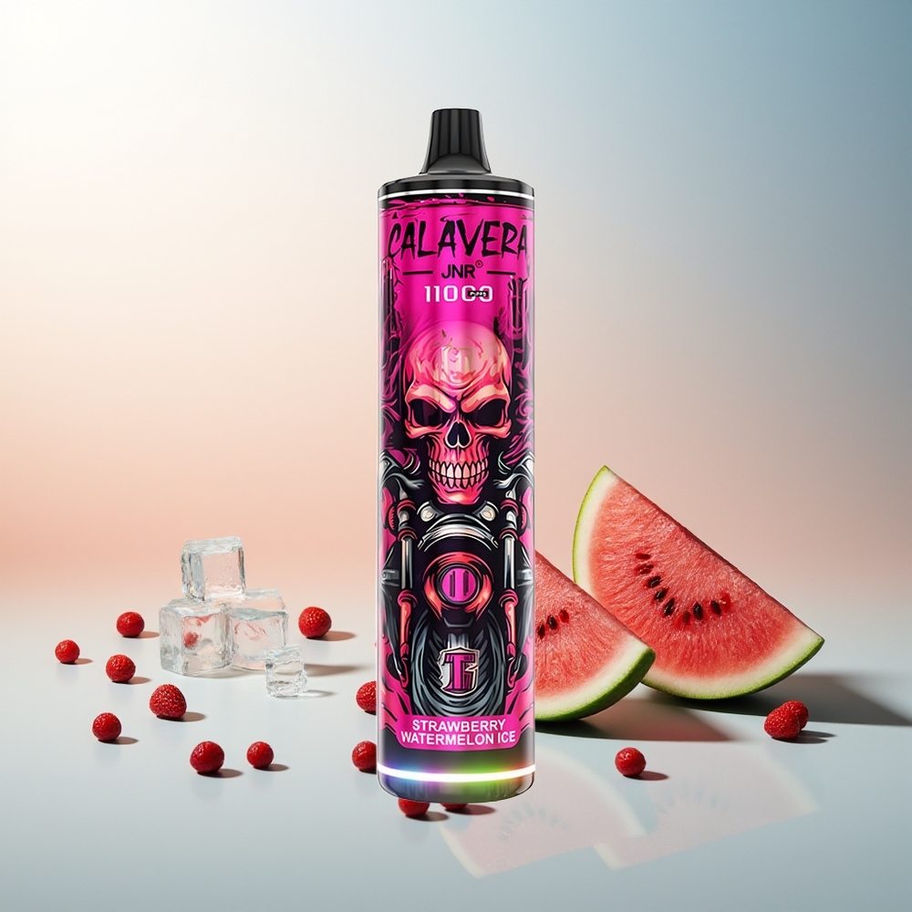 JNR Calavera 11000 Puff Type-C Şarj 850mAh 21ml 1.0ohm Mesh Çilek Karpuz Buz