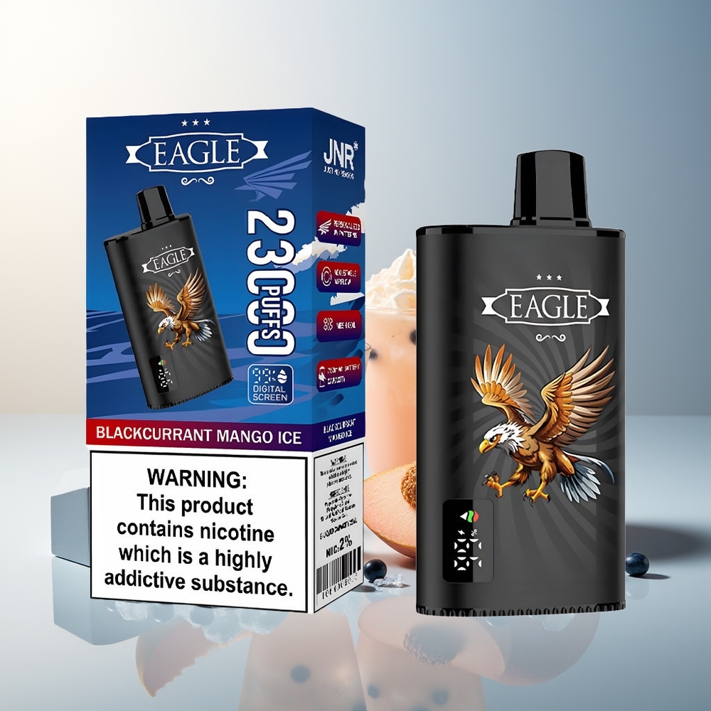 JNR EAGLE Smart 23000 Puf Dijital Ekran 1.0ohm Mesh Coil Ayarlanabilir Hava Akışı 750mAh