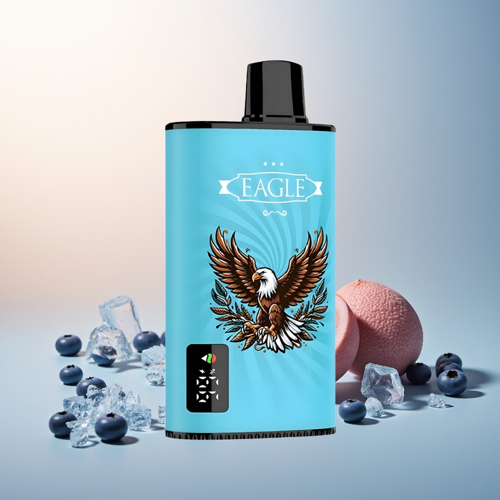 JNR EAGLE Smart 23000 Puff Dijital Ekranlı Ayarlanabilir Hava Akışı Yaban Mersini Buzlu