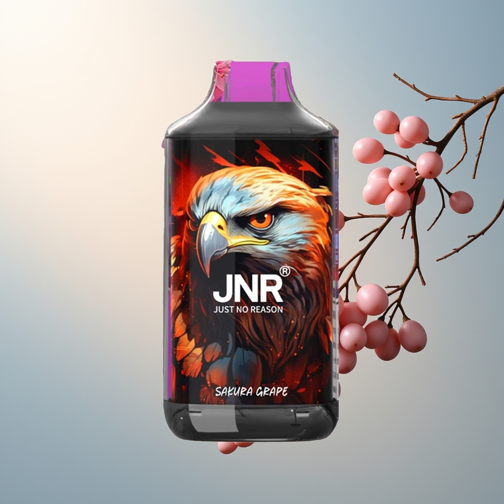 JNR Falcon 16000 Puff 850mAh 22ml Çift Mesh Sakura Üzüm