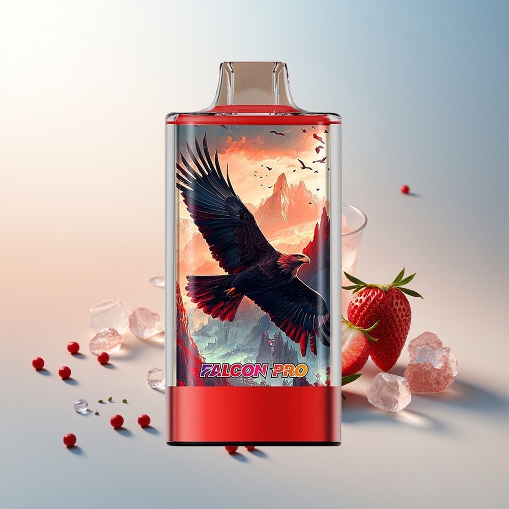 JNR Falcon Pro 28000 Puff 30ml 950mAh Akıllı Ekran Çilek Buz