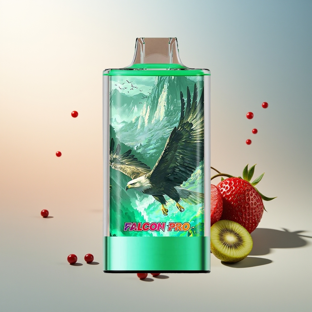 JNR Falcon Pro 28000 Çilek Kivi Akıllı Ekran Dual Mesh Coil