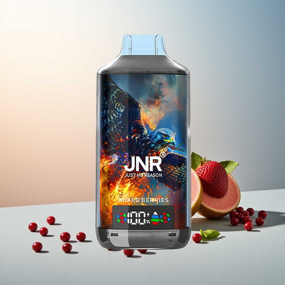 JNR Falcon X 18000 Puff Çift Mesh Çift Çekirdek Dijital Ekran Type-C Hızlı Şarj Karışık Meyveler