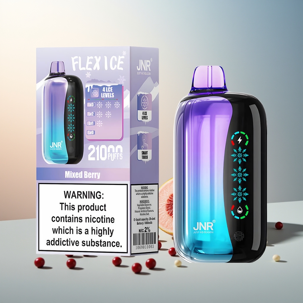 JNR Flex Ice 21000 Puff Ayarlanabilir Buz Dokunmatik Ekran Karışık Meyve