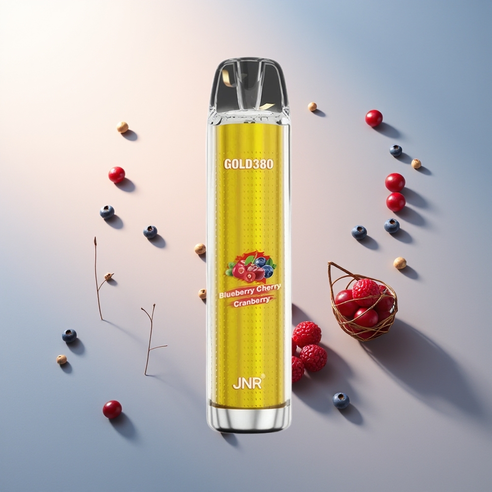 JNR Glod380 6000 Püf 1500mAh 1.0ohm Mesh 13ml Yabanmersini Kiraz Ahududu