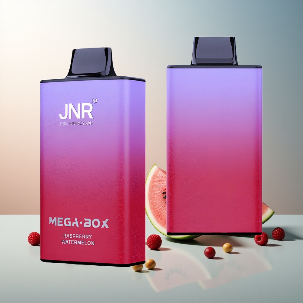 JNR Mega Box 25000 Puff Çift Mesh Çekirdek Hızlı Şarj Ahududu Karpuz