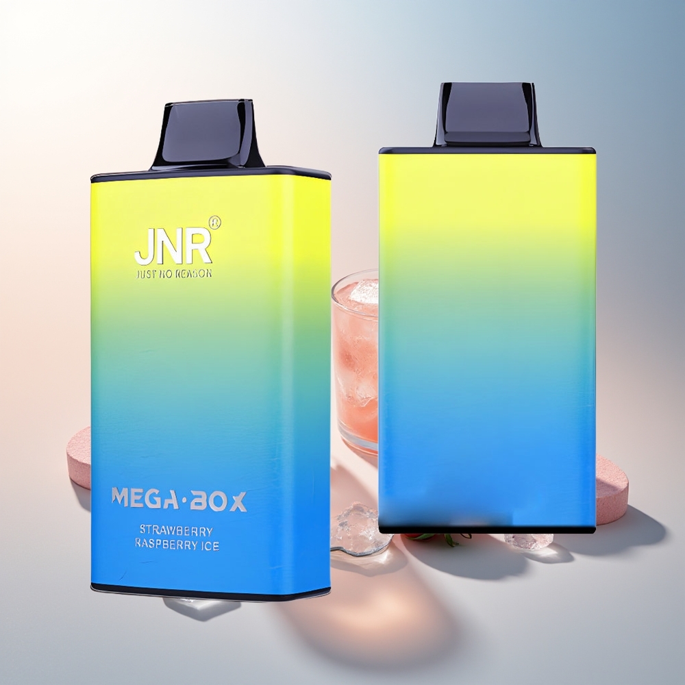JNR Mega Box 25000 Puff Çift Mesh Çekirdek Hızlı Şarj Çilek Ahududu Buz