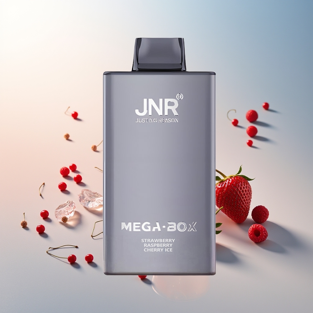 JNR Mega Box 25000 Puff Çift Mesh Çekirdek Çilek Ahududu Kiraz Buz