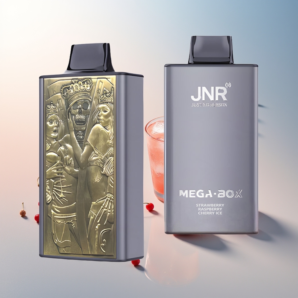 JNR Mega Box 25000 Puff Çift Mesh Çekirdek Çilek Ahududu Kiraz Buz