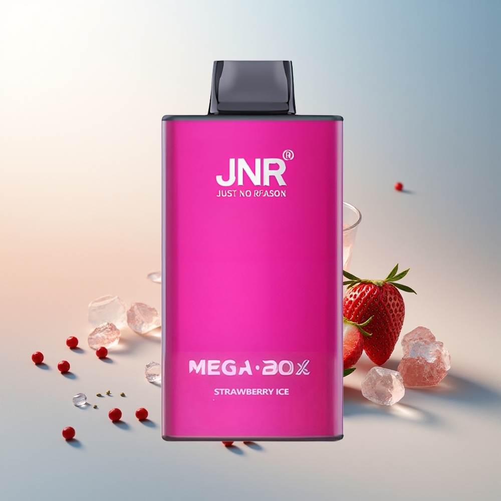 JNR Mega Box 25000 Puff Çift Mesh Çekirdek Çilek Buz