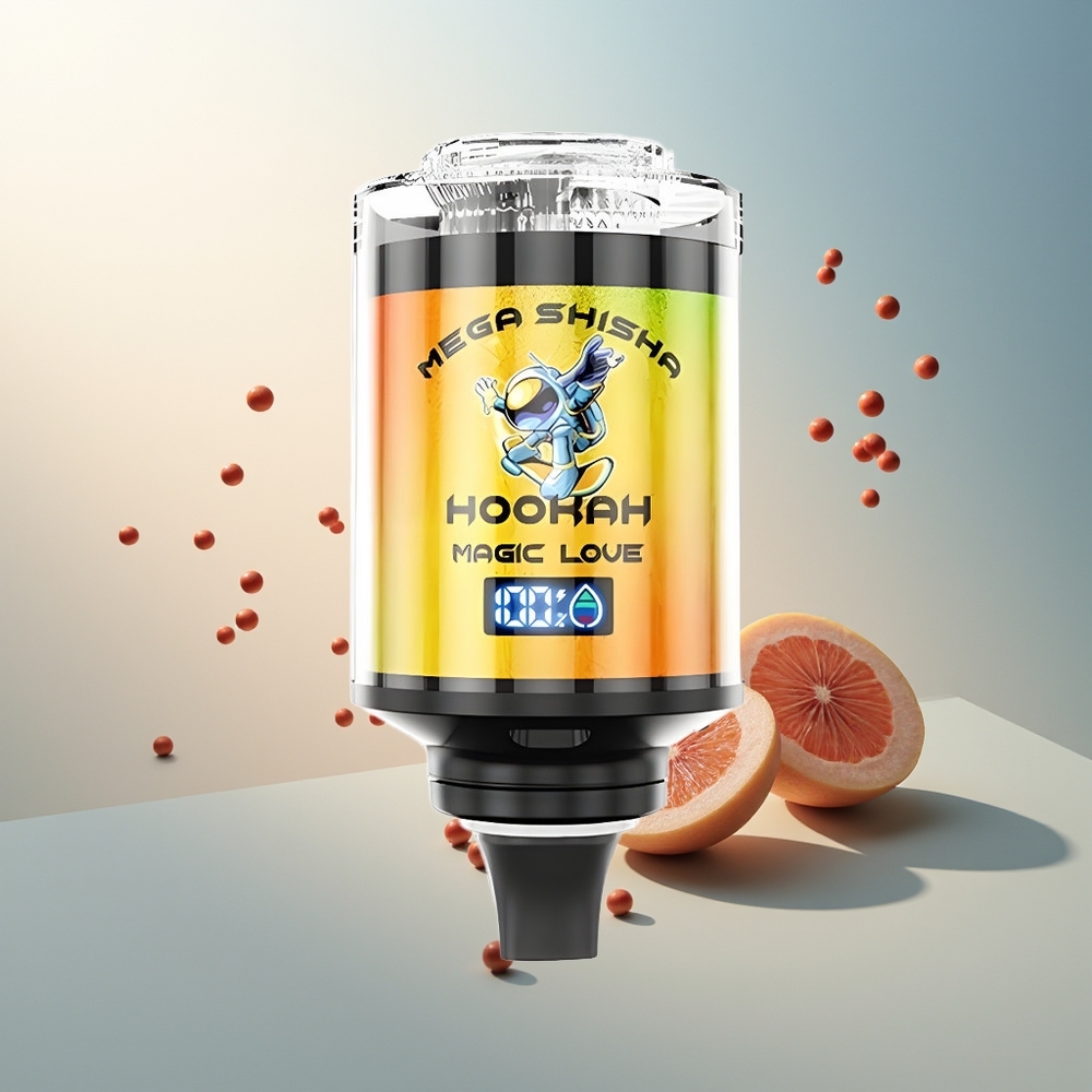 JNR Mega Shisha Hookah 100K 2200mAh 60ml Type-C Akıllı Ekran Magic Love