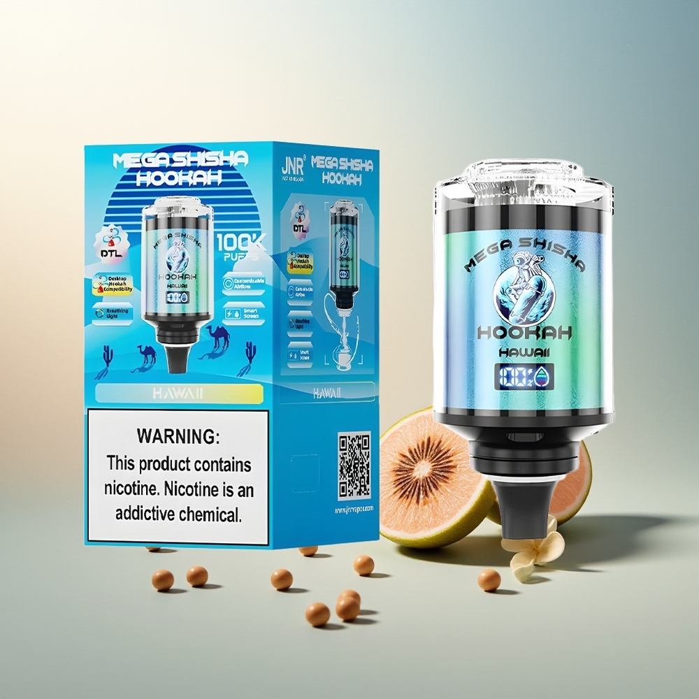 JNR Mega Shisha Hookah 100K Masaüstü Uyumlu Hawaii