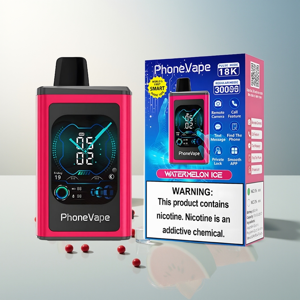 JNR PhoneVape 30000 Puff Turbo Mod Tam Ekranlı Karpuz Buz