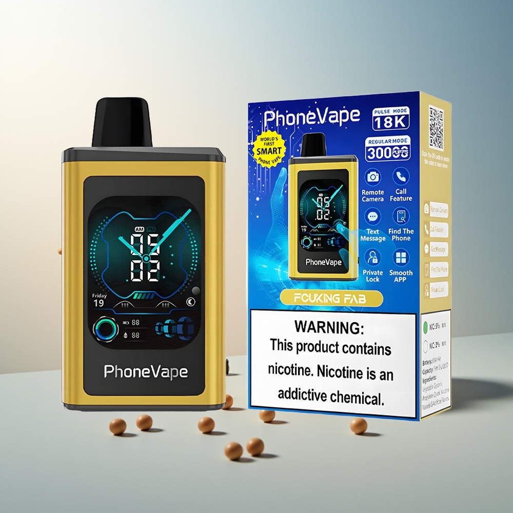 JNR PhoneVape 30000 nefes Şarj Edilebilir Turbo Mod Ayarlanabilir Hava Akışı Uygulama Kontrollü Tam Ekran Fucking Fab