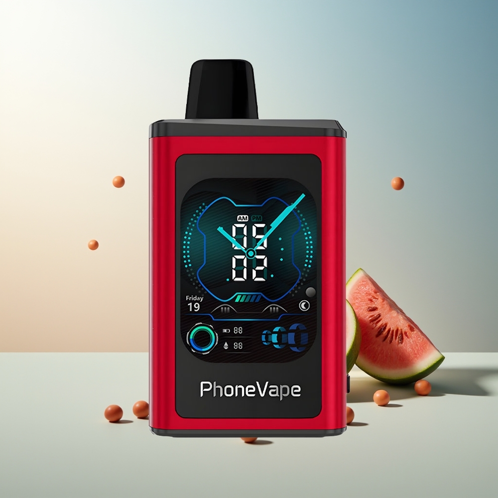 JNR PhoneVape 30000 puf Çift Şarjlı Turbo Modlu Ayarlanabilir Hava Akışlı Şeftali Mango Karpuz Aromalı
