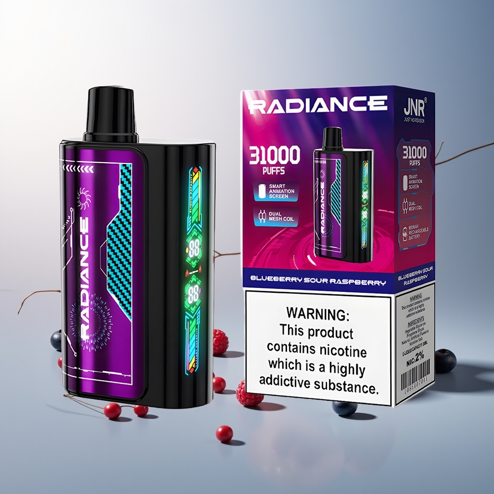 JNR Radiance 31000 Püf Çift Mesh Şarjlı Yaban Mersini Ekşi Ahududu