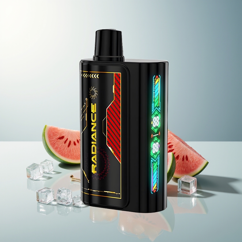JNR Radiance 31000 Puff Akıllı Animasyon Ekran Dual Mesh Çift Bobin Karpuz Nane