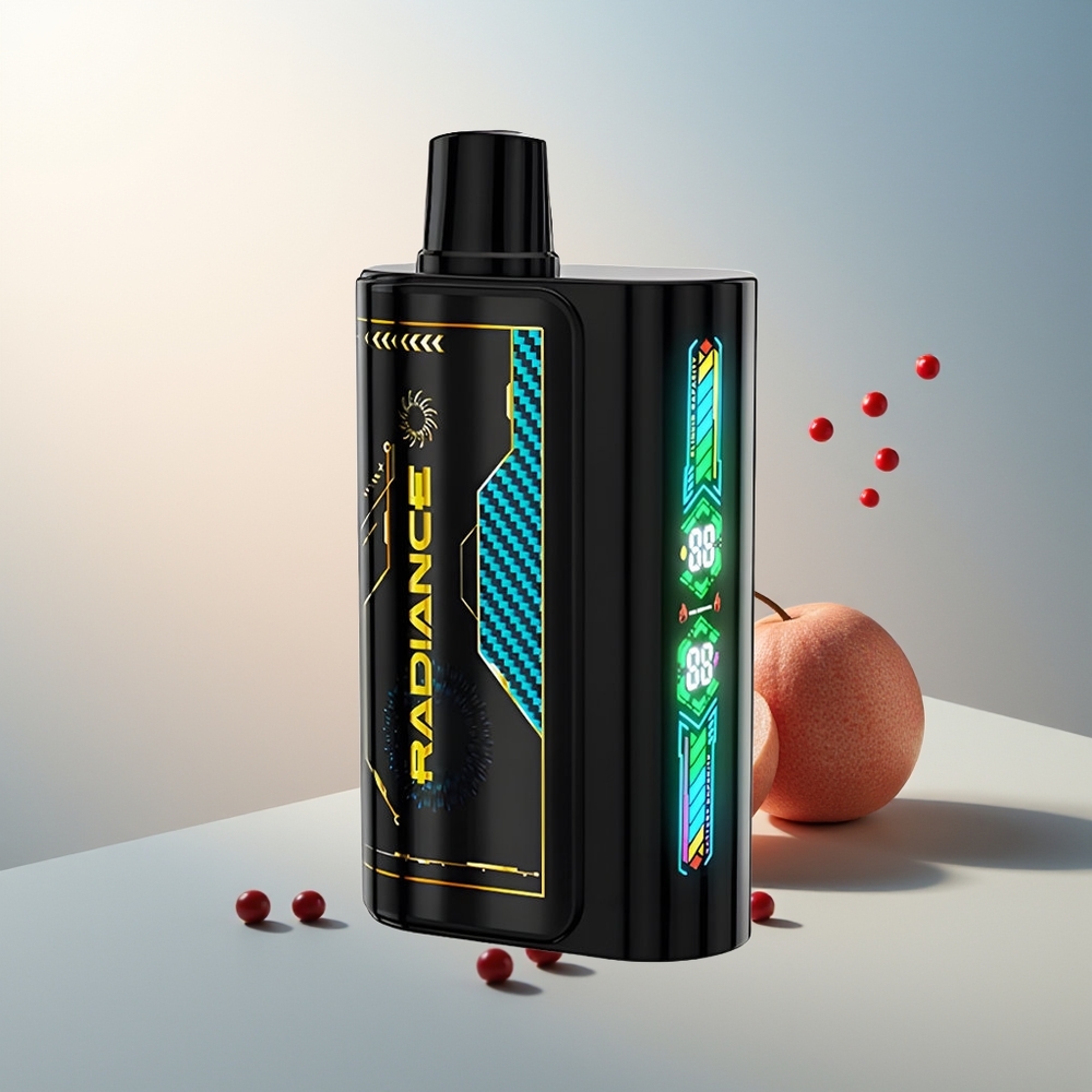 JNR Radiance 31000 Puff Akıllı Animasyon Ekran Çift Mesh Bobin Vişneli Kola
