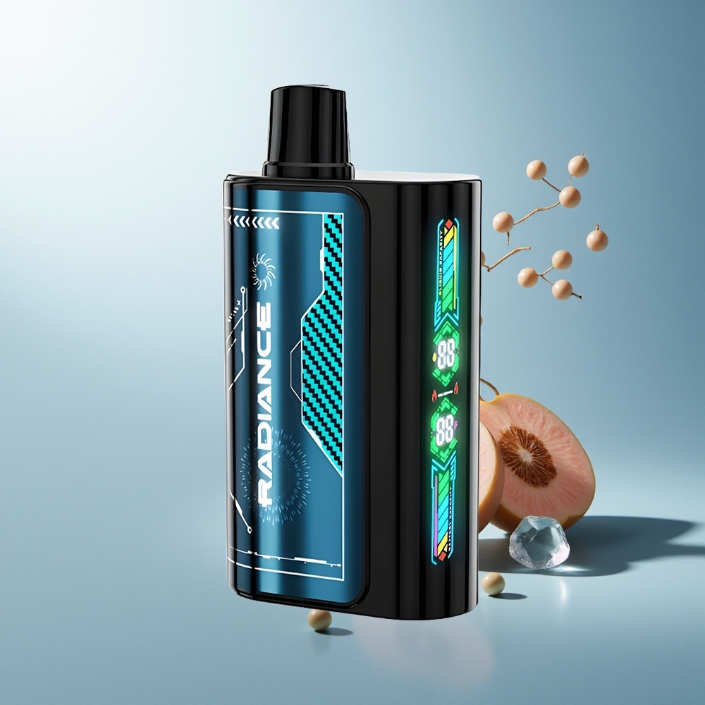 JNR Radiance 31000 Puff Akıllı Animasyon Ekran Çift Mesh Seramik Bobin Mavi Ahududu Buz