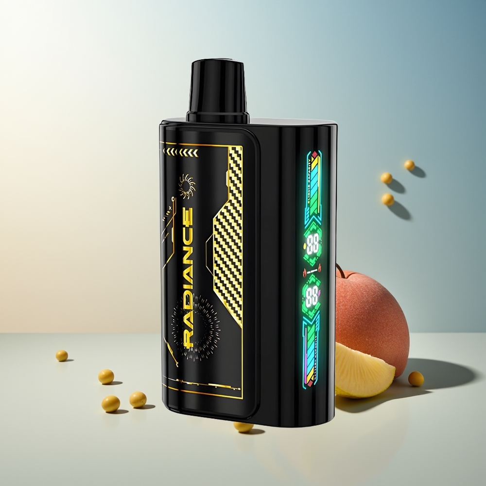 JNR Radiance 31000 Puff Akıllı Animasyon Ekranlı Çift Mesh Bobin Şeftali Mango Ananas