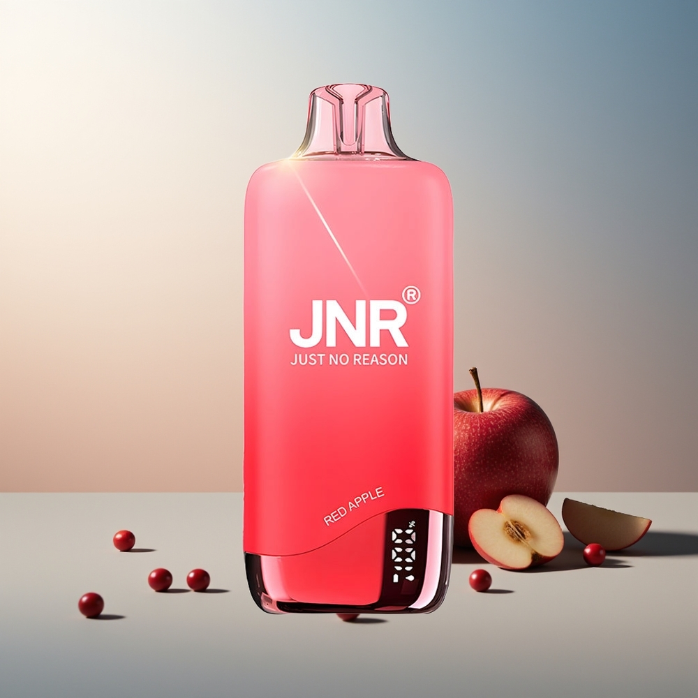 JNR Rainbow 10500 Puff 18ml 0.8ohm Kırmızı Elma