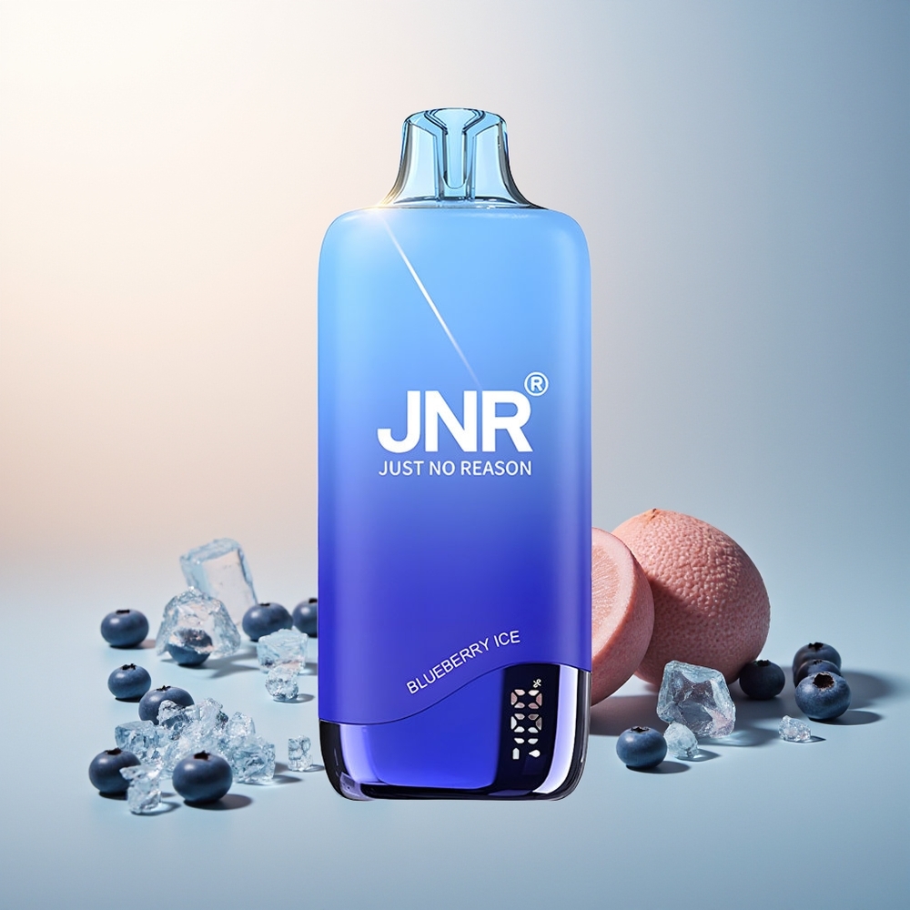 JNR Rainbow 10500 Puff 18ml 0.8ohm Mesh Mavi Böğürtlen Buz