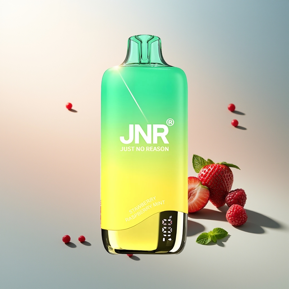 JNR Rainbow 10500 Puff 600mAh 18ml Çilek Ahududu Nane