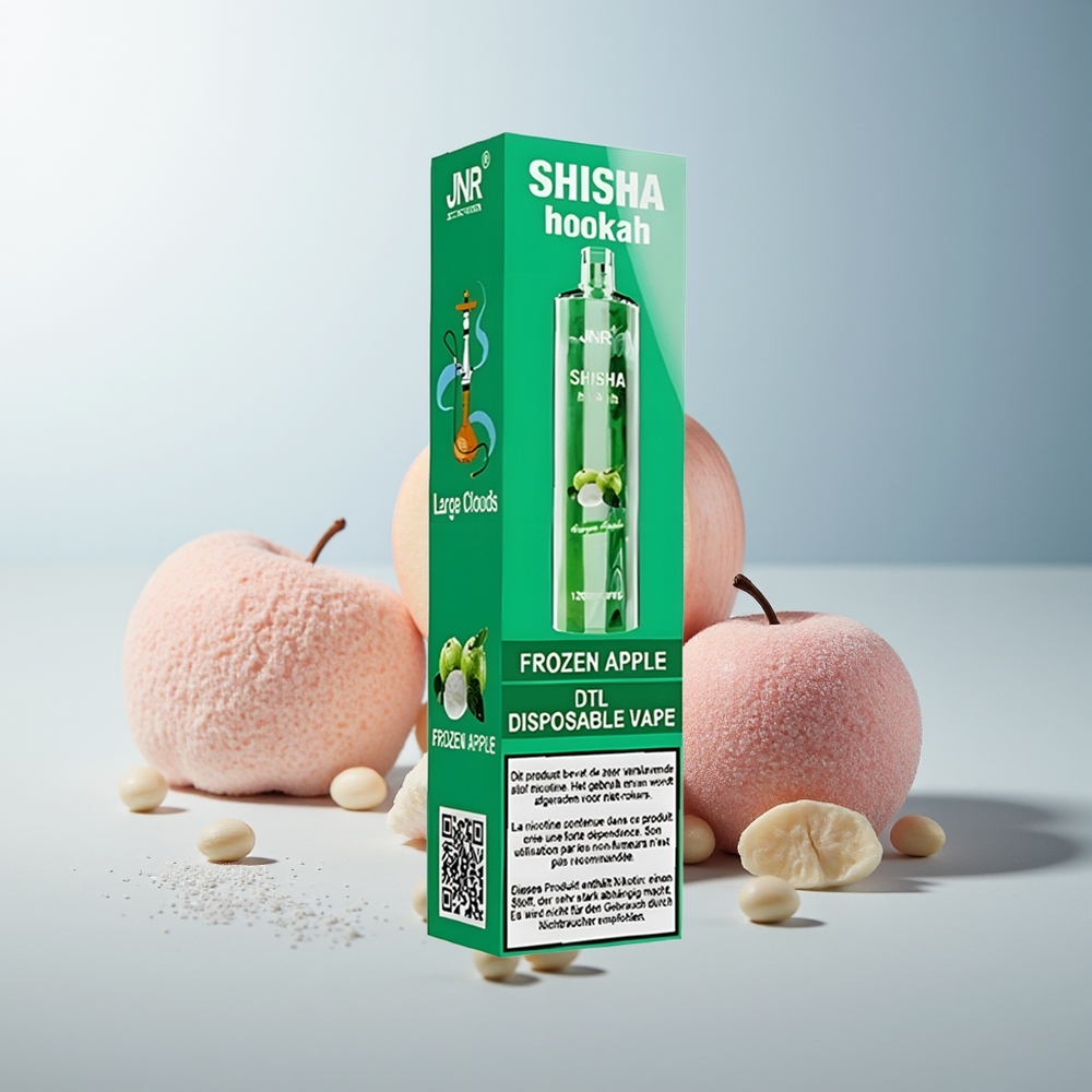 JNR Shisha Hookah 12000 Püf 750mAh Type-C Dondurulmuş Elma