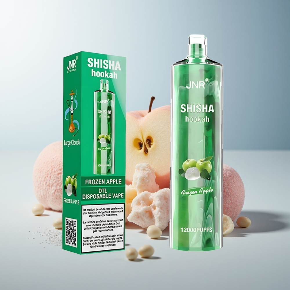JNR Shisha Hookah 12000 Püf 750mAh Type-C Dondurulmuş Elma