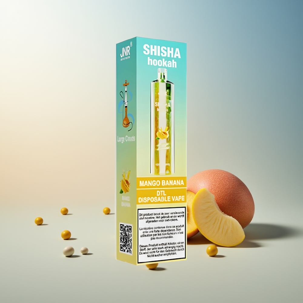 JNR Shisha Hookah 12000 Puff 750mAh Type-C Mango Muz