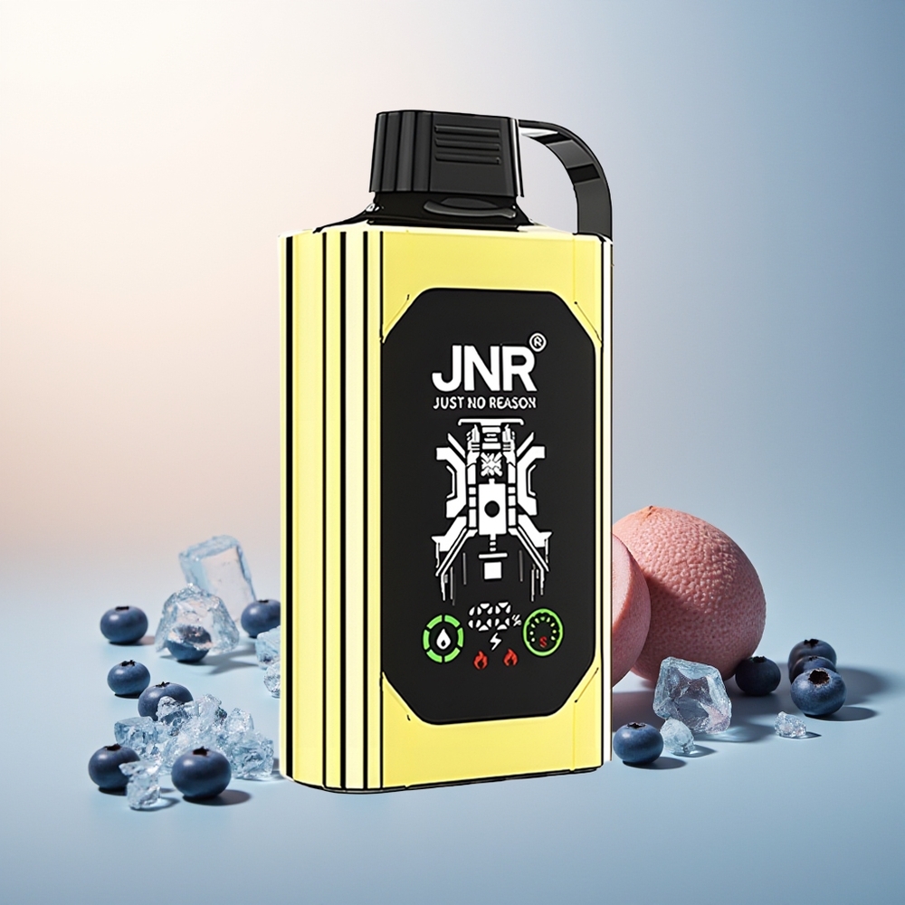 JNR Shisha Hookah Box 20500 Puff HD Display 1000mAh 25ml Dual Mesh Coil Type-C Çilek Buz